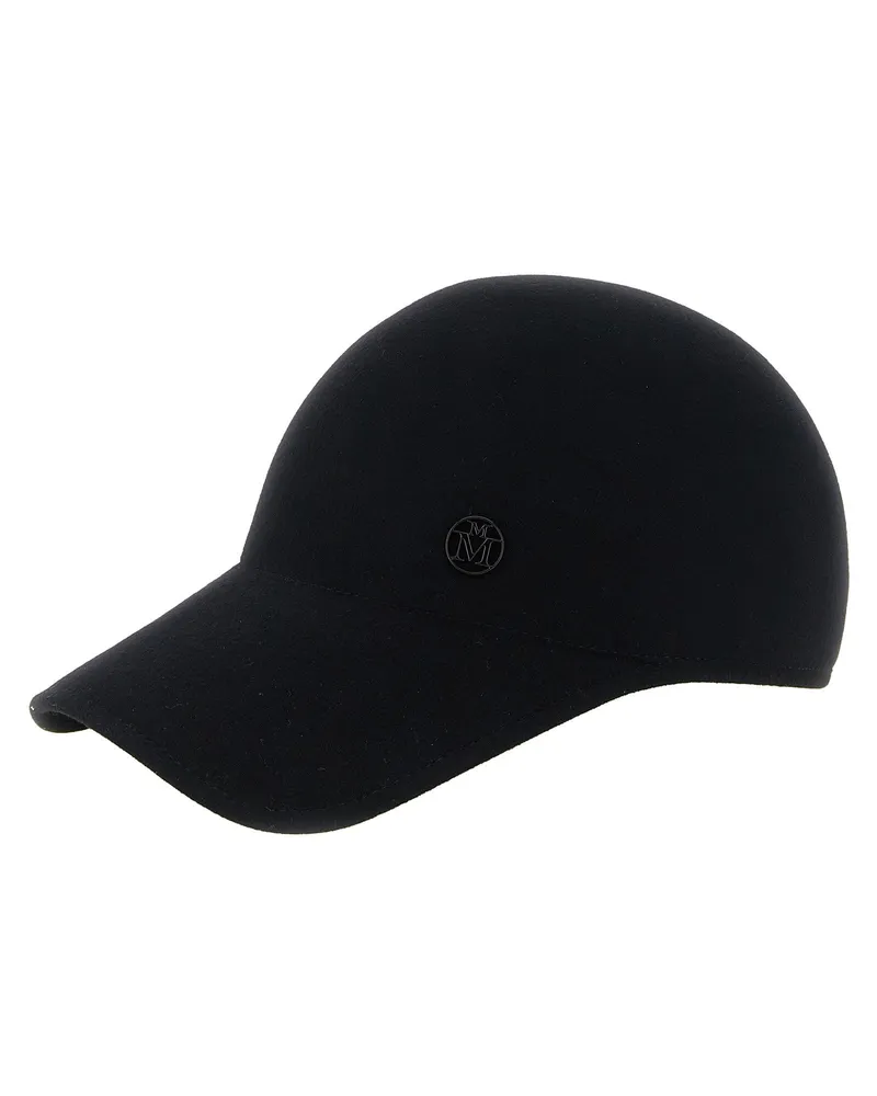 Maison Michel Baseball Cap — Black Black