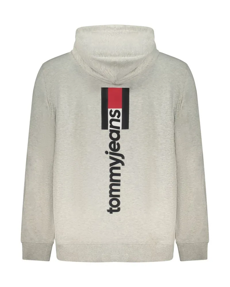 Tommy Hilfiger Cotton Logo Hoodie — Grey Grey
