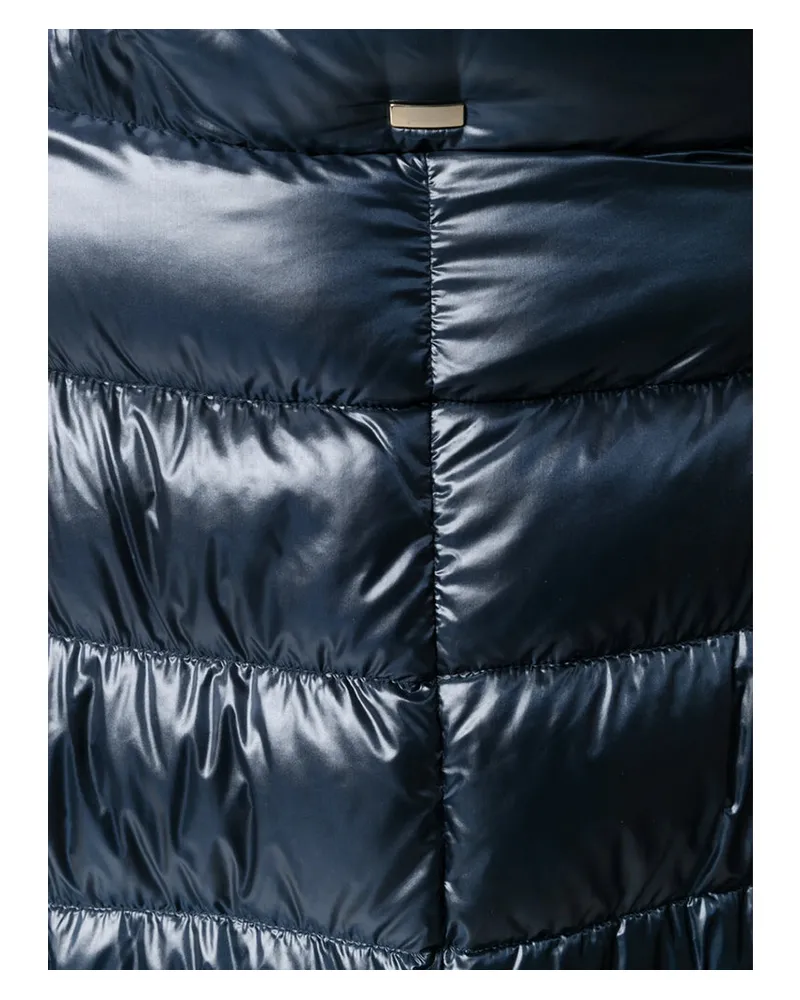 Herno Quilted Padded Down Jacket — Navy Navy