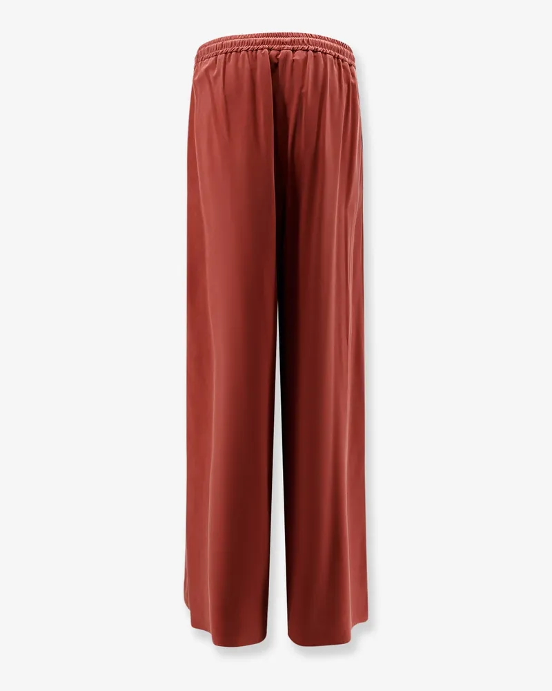 Max Mara Women's Silk Trousers Orange Orange