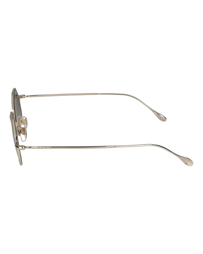 Gucci Unisex Sunglasses  Gg1814s 002 Gold Brown 22-145 Metal Gold