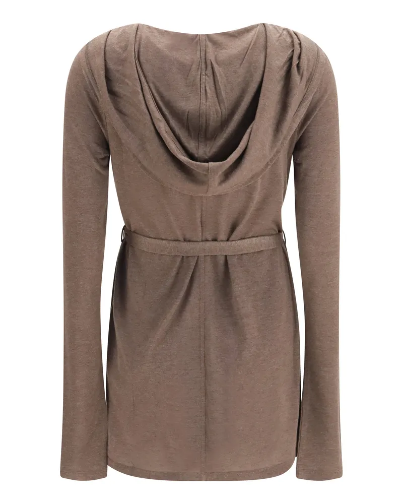 Max Mara Falda Cardigan — Brown Brown