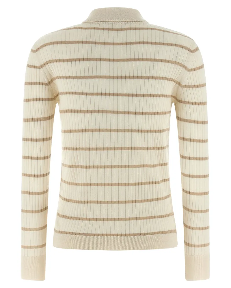 Max Mara Polo Shirt — Cream Cream