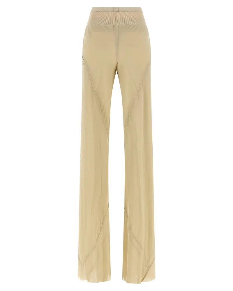 Rick Owens Bias Trousers — Beige Beige