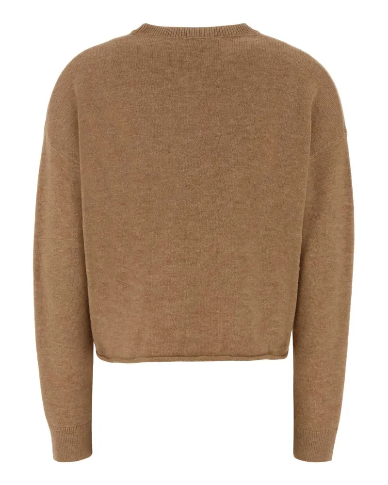 AUTRY Wool Blend Sweater — Beige Beige