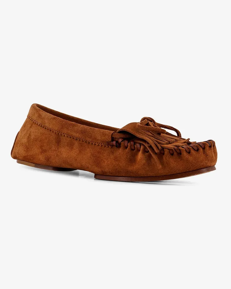 Paris Texas Women's Indiana Suede Loafers Brown Brown