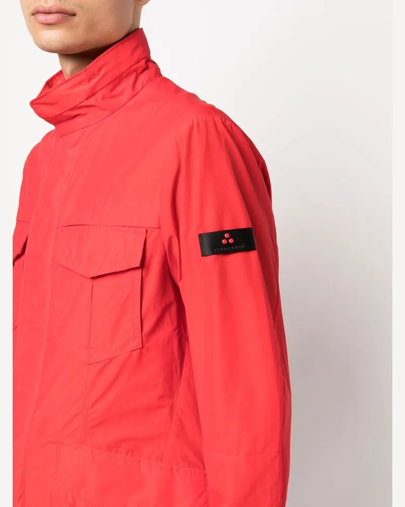 Peuterey Cotton-Blend Blouson Jacket — Red Red