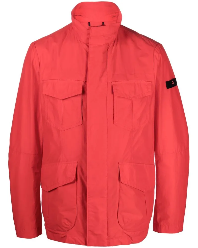 Peuterey Cotton-Blend Blouson Jacket — Red Red