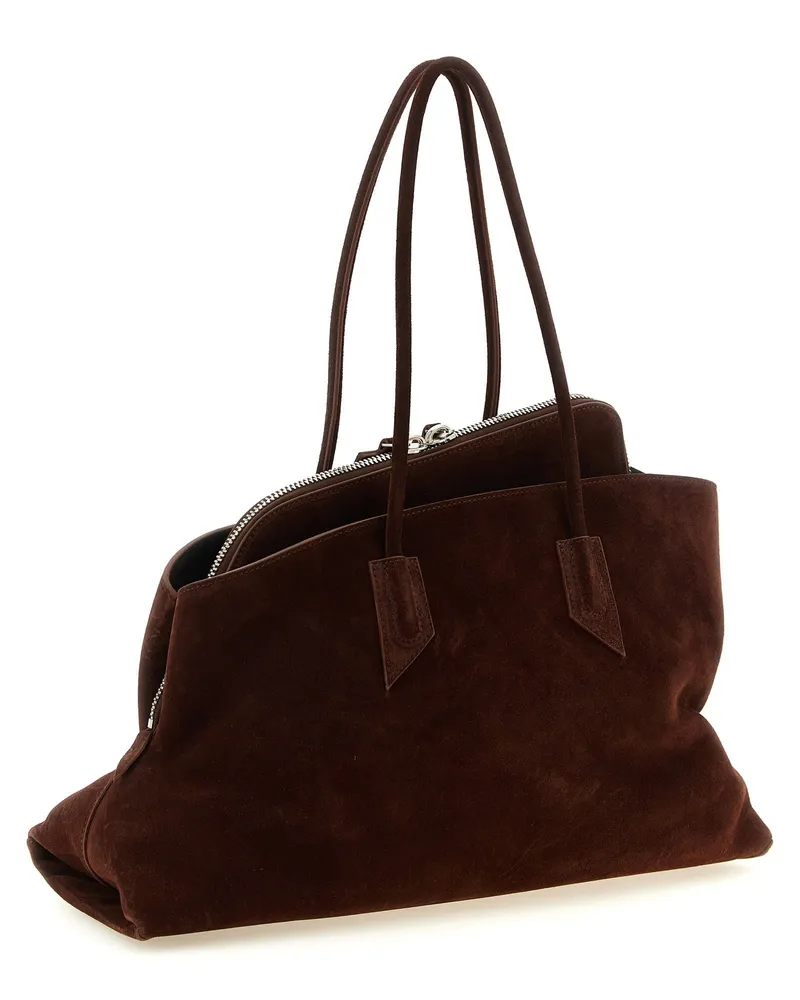 ATTICO La Passeggiata Shoulder Bag — Brown Brown