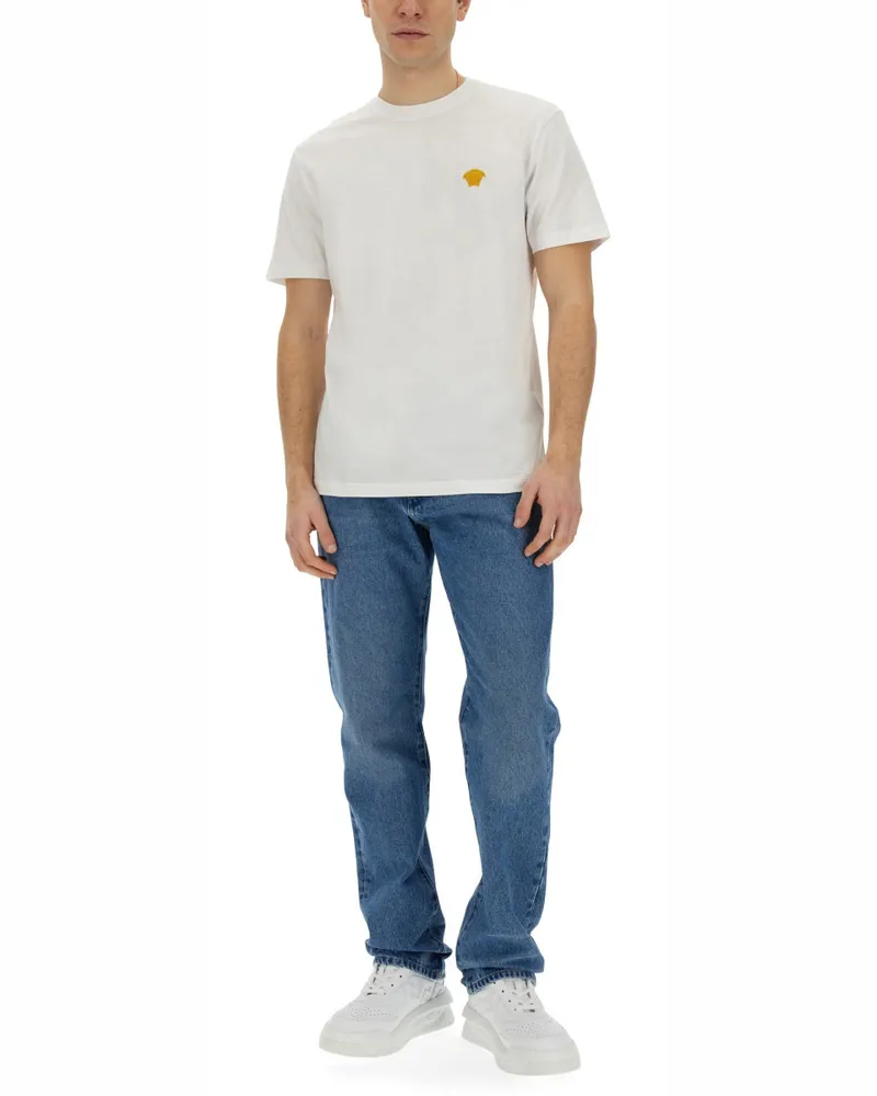 Versace Regular Fit Denim Jeans — Blue Blue