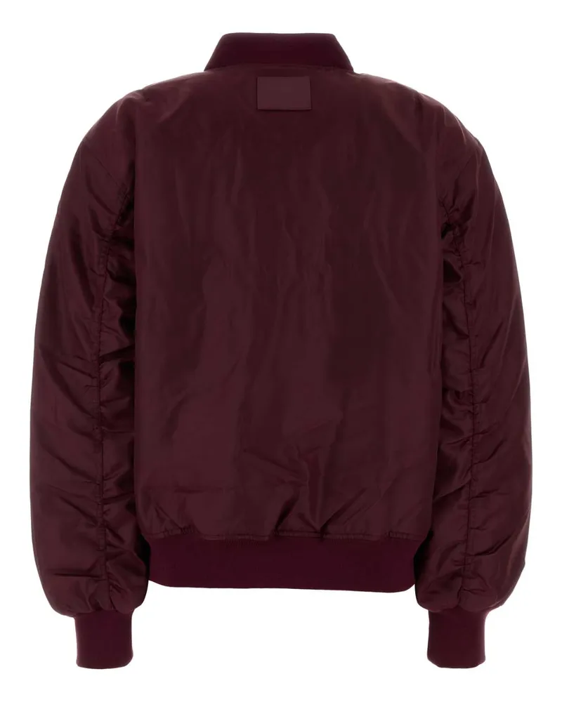 Anine Bing Women Tyrian Purple Polyester Leon Bomber Jacket Fig Giubbini Purple