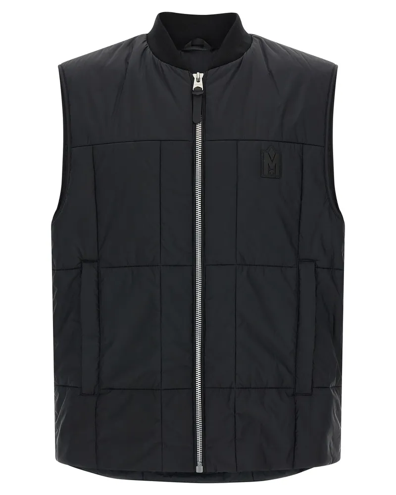 Mackage Men's Black Nylon Sleeveless Jacket Clothing Black