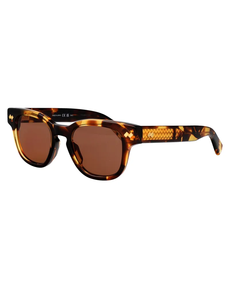 Bottega Veneta BV1441S Havana Acetate Sunglasses — Brown Brown