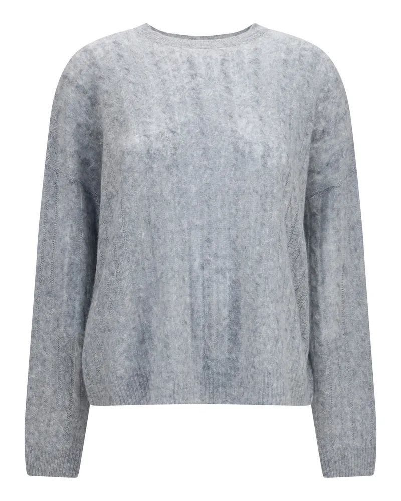 Lisa Yang Women's Sweater Amabel Cloudy Cashmere (capra Hircus Gray