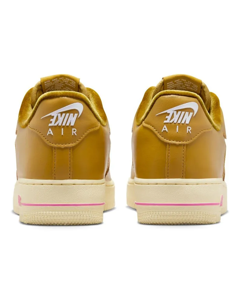 Nike Women's Air Force 1 07 Se Just Do It Sneakers Brown Shoes Bronze