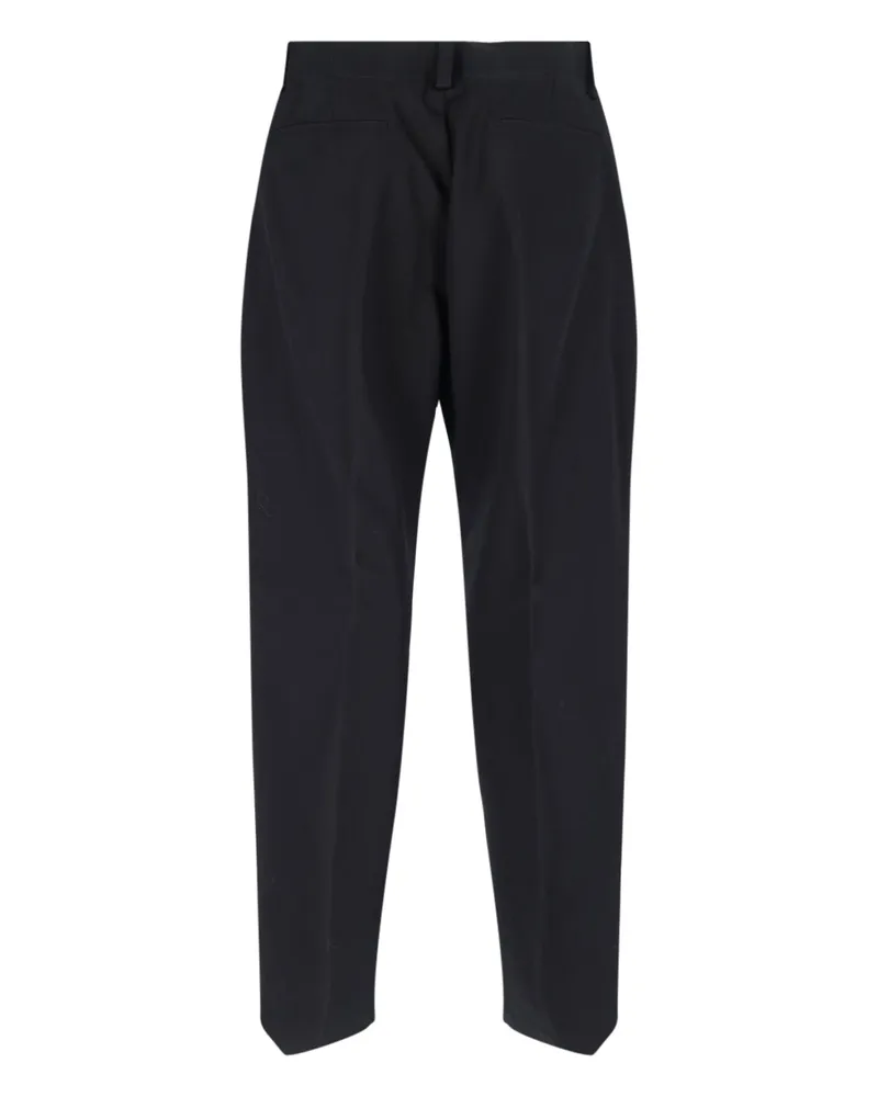Moncler Men's Trousers Black Cotton Black