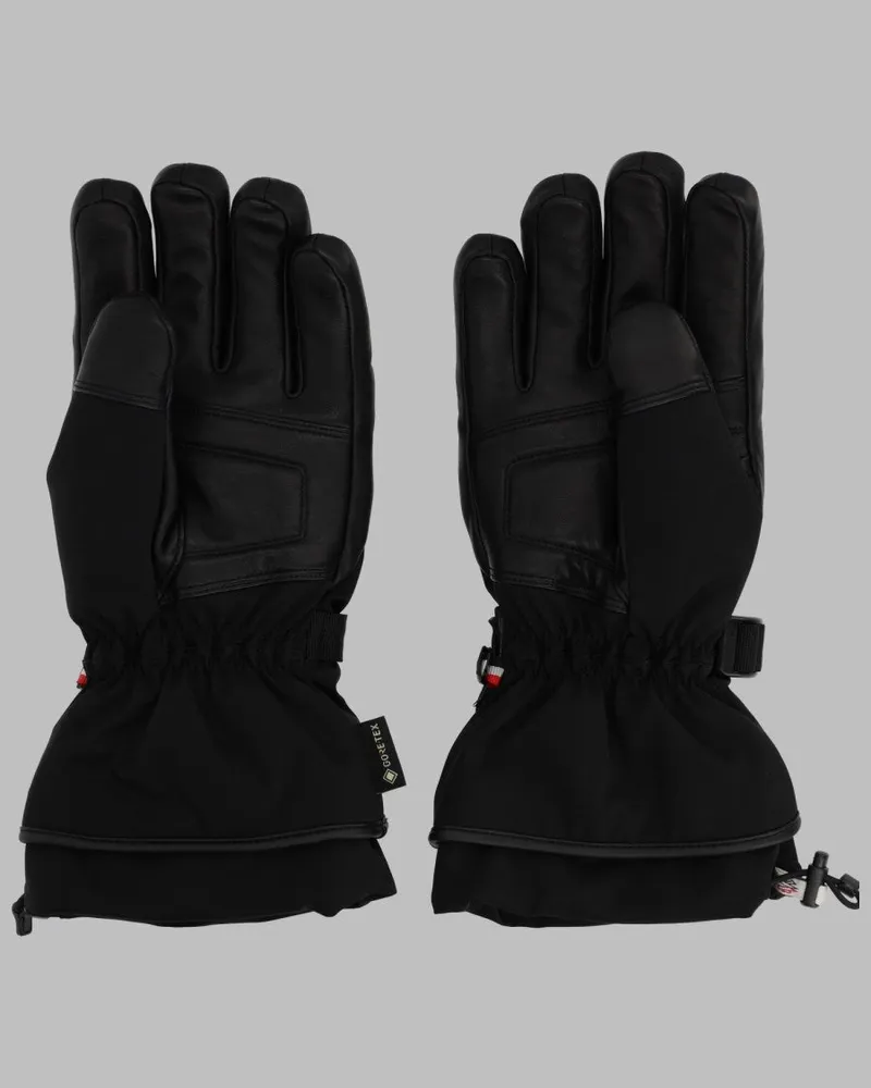 Moncler Padded Gloves — Black Black