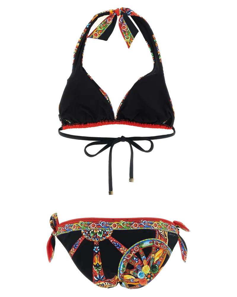 Dolce & Gabbana Women's Multicolor Polyamide Bikini Clothing Multicolor