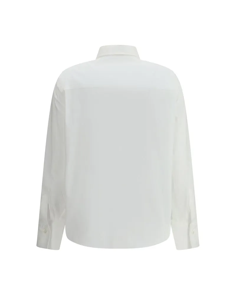 Brunello Cucinelli Women's White Cotton Dress Shirt White