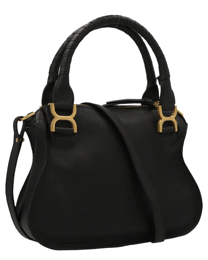 Chloé Marcie Shoulder Bag — Black Black