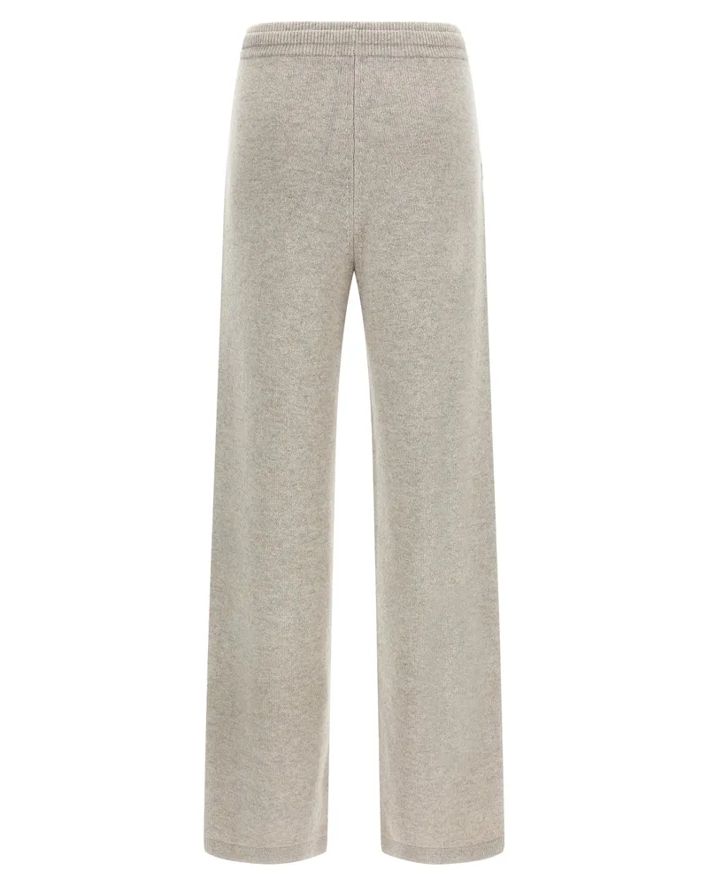 Max Mara Wool-Cashmere Blend Joggers — Beige Beige