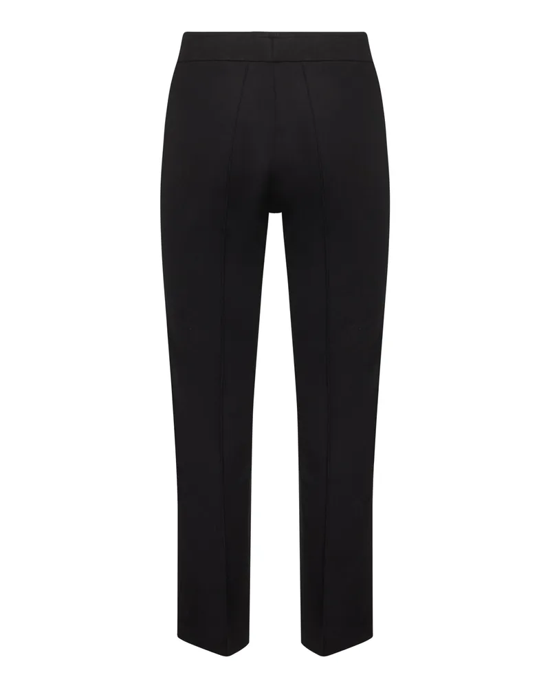 Blanca Women's Onyx Stretch Jersey Trumpet Trousers Viscose Black