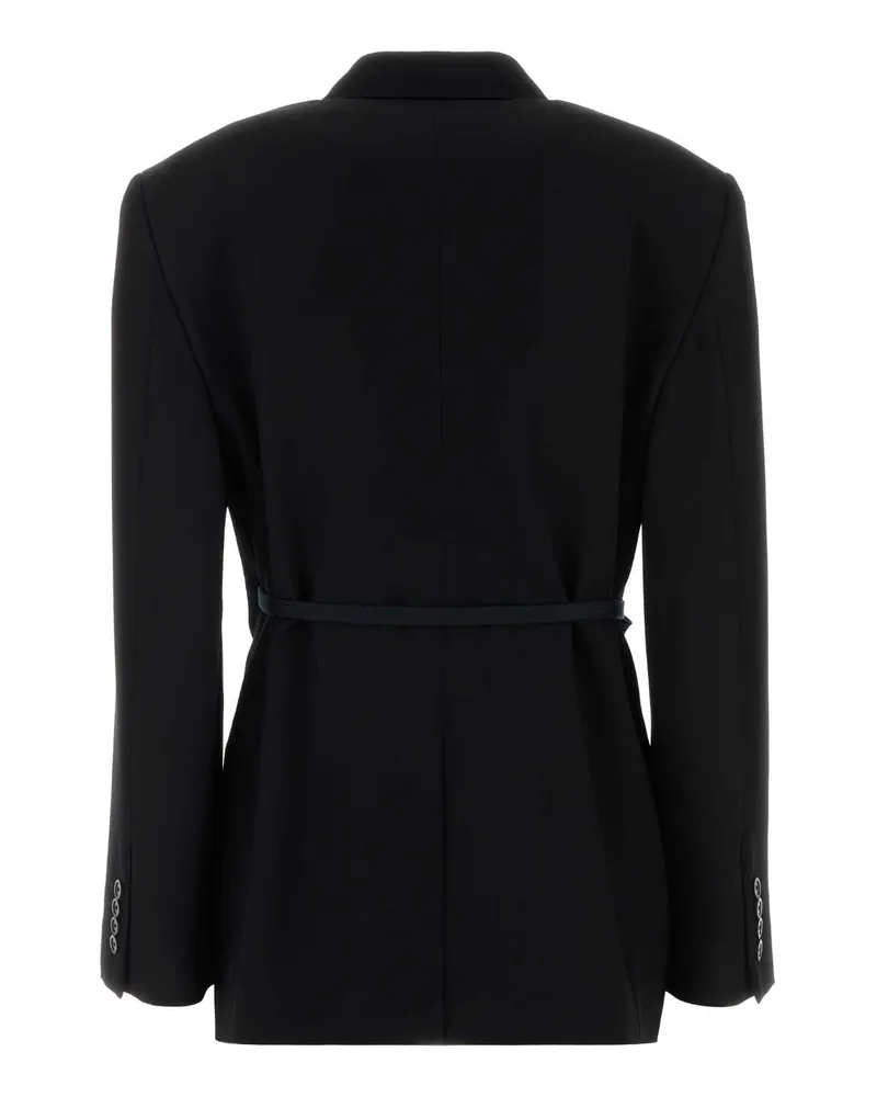 Balenciaga Women's Wool Tailored Blazer Black Blazers Black