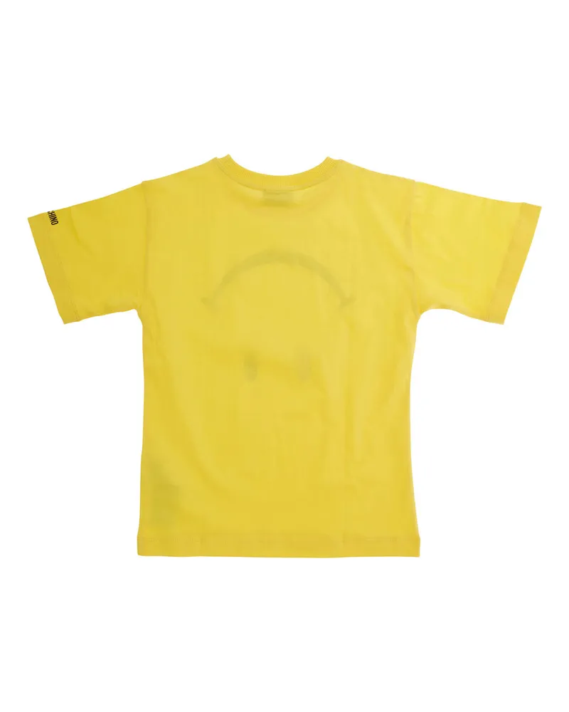 Moschino Printed Cotton T-Shirt — Yellow Yellow