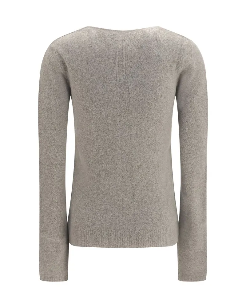 Rick Owens Women's Gray Cashmere Sweater Clothing Gray