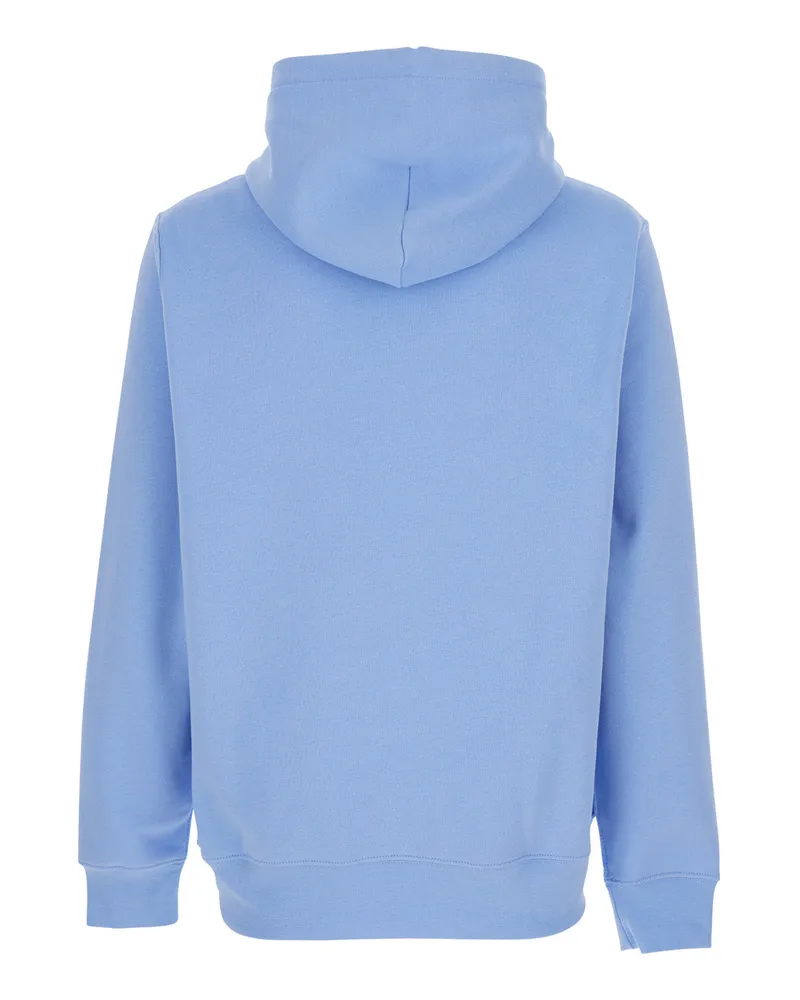 Ralph Lauren Men's Hoodie Light Blue Cotton Sweatshirts Sweater Blue