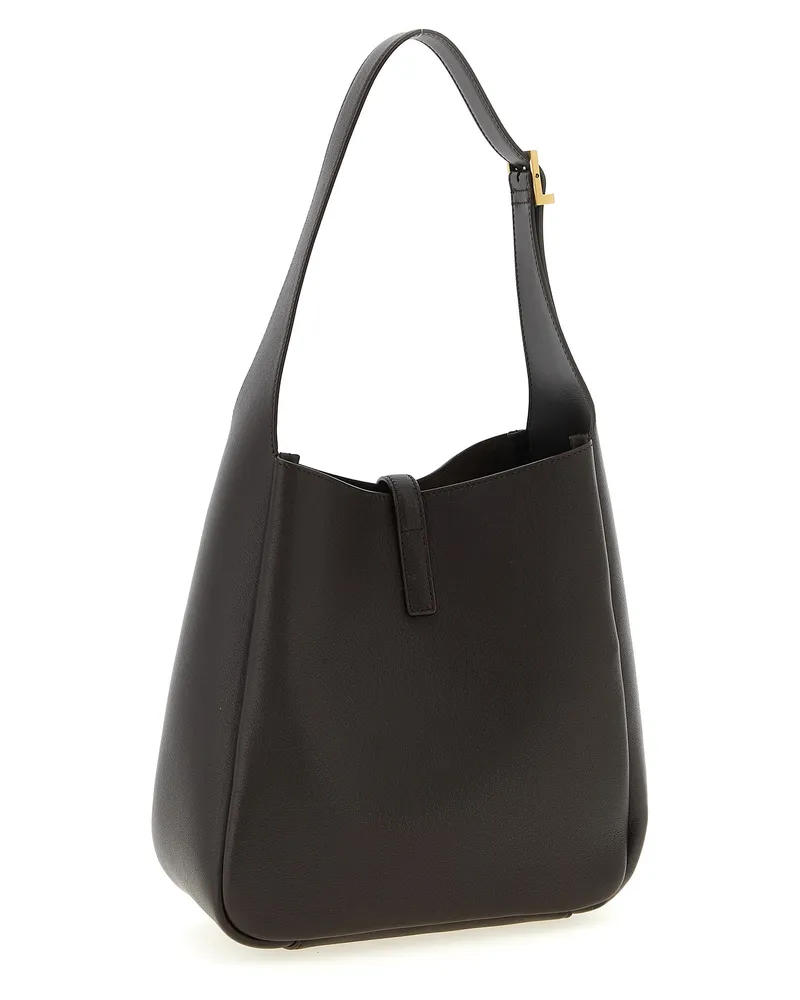 Saint Laurent Women's Brown Calfskin Shoulder Bag Brown