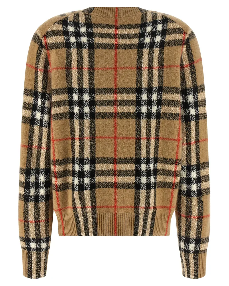 Burberry Women's Beige Cashmere Cardigan Clothing Beige