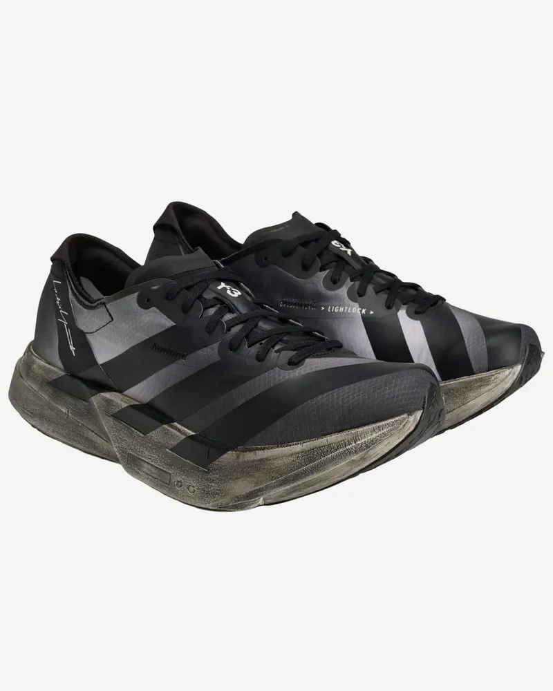 adidas Men's Sneakers Adios Pro 4 Black-Off White-Grey Five Textile Trainers Black/off White/grey Black