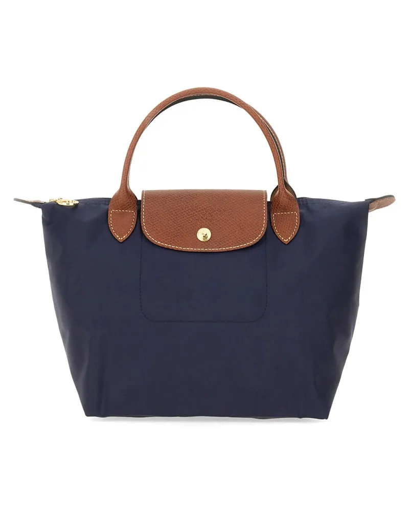 Longchamp Women's Handbag Le Pliage Small Blue Handbags Hand Bags Blue