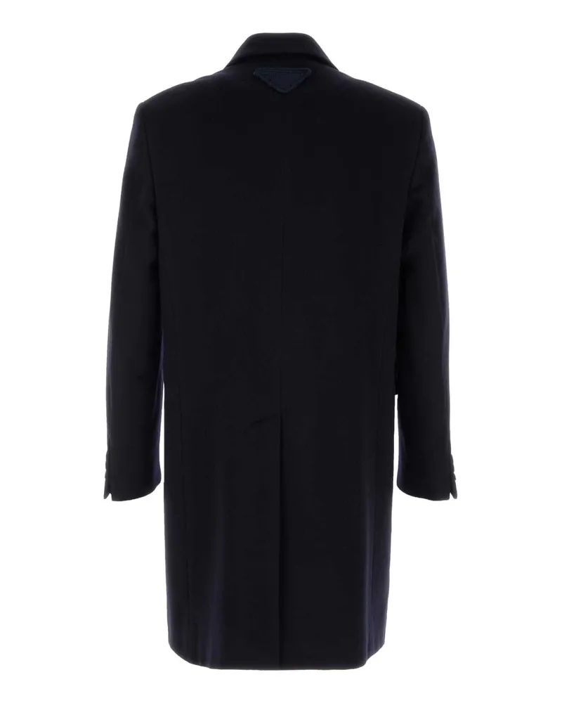 Prada Soprabiti Coat — Blue Blue