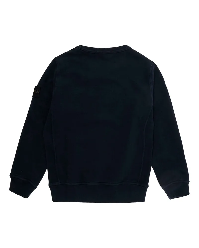 Stone Island Boys' Hooded Zip Sweatshirt Blue Hoods & Sweatshirts Navy