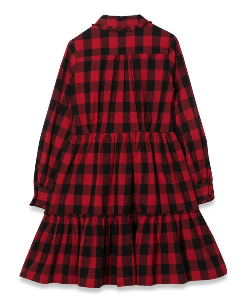 Dsquared2 Checked Cotton Dress — Multicolor Multicolor