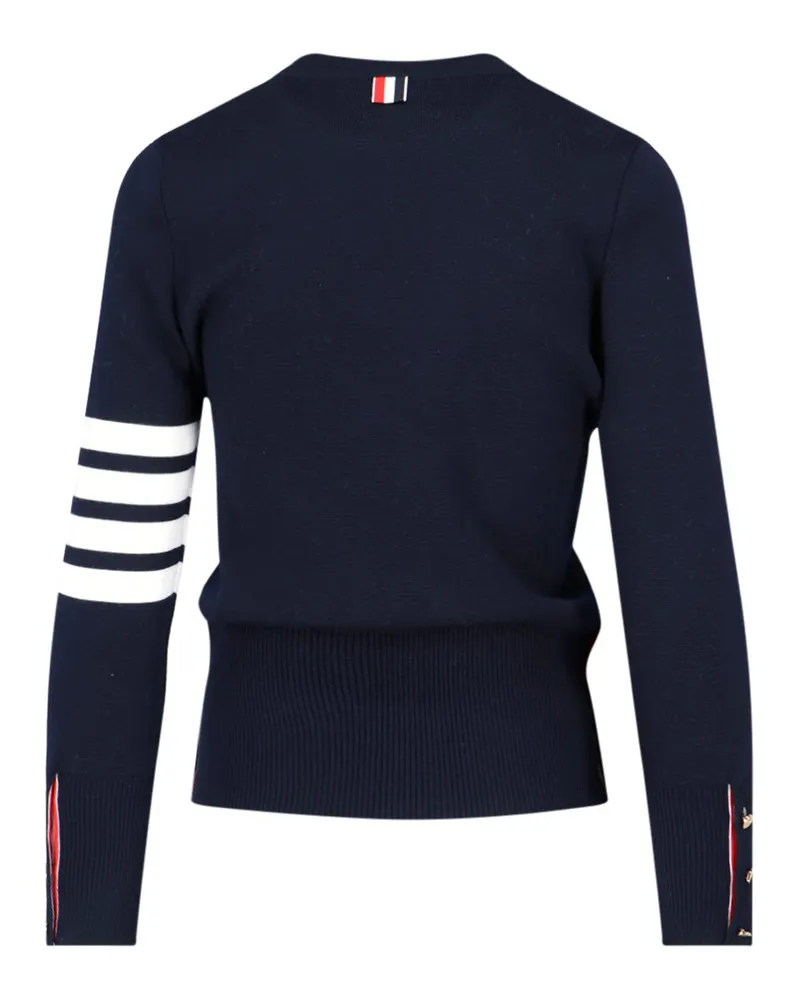 Thom Browne Women's Sweaters Blue Virgin Wool Navy