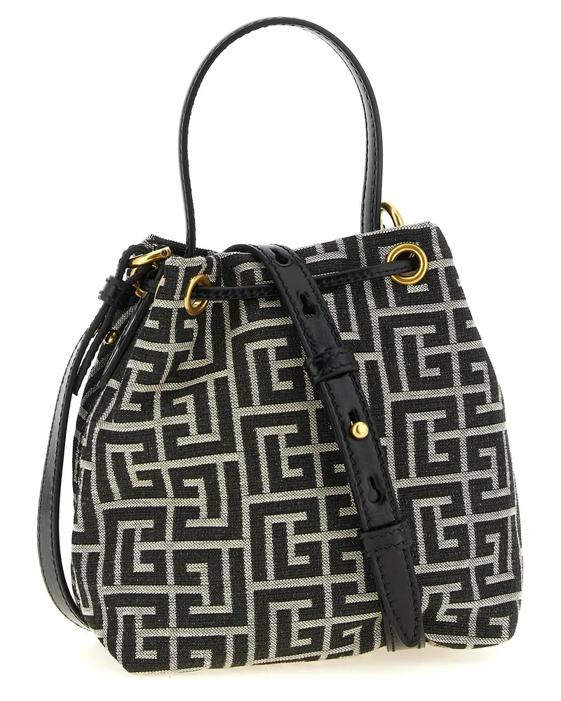Balmain Pulse Bucket Bag — Black Black