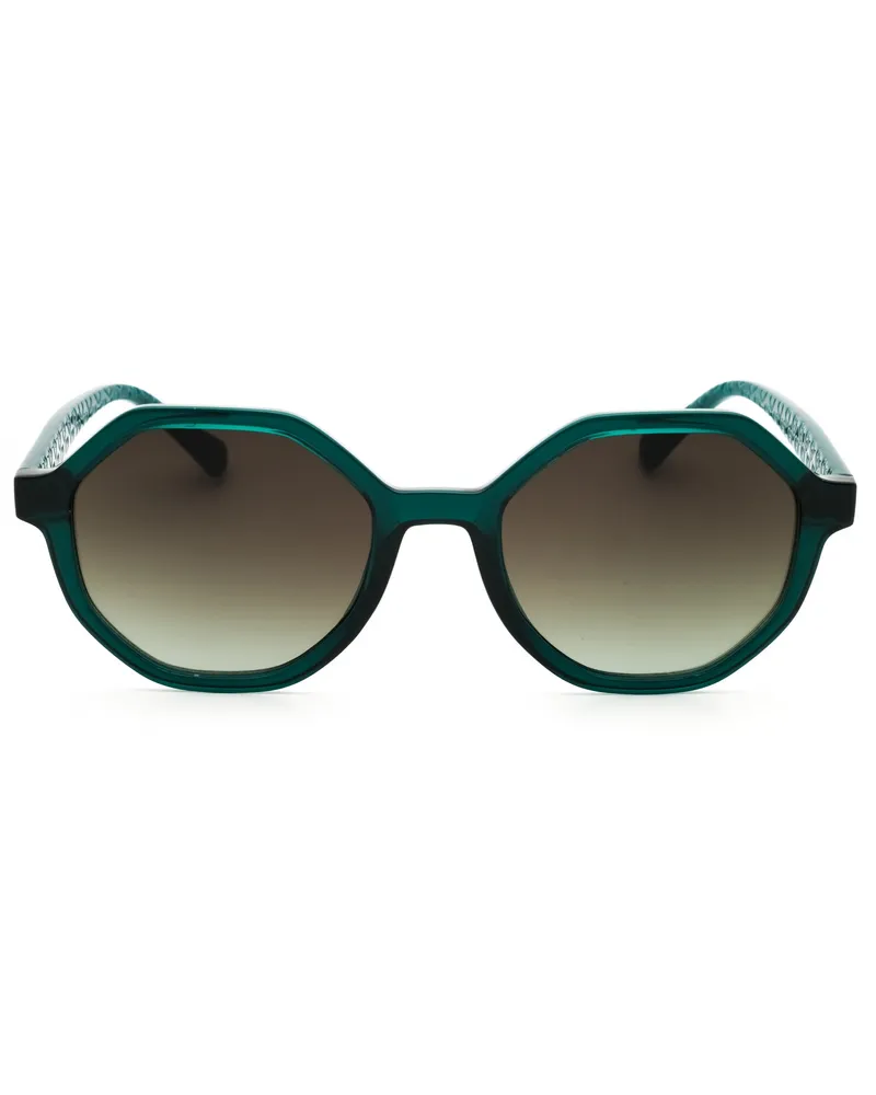 Moschino Women's Mol076-S Sunglasses Green Green
