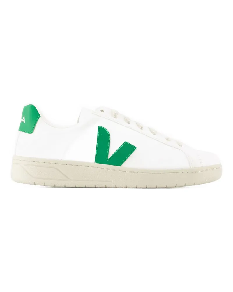 VEJA Unisex Urca Sneakers -  Synthetic Leather White Emeraud Others Shoes White