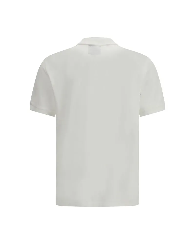 Parajumpers Men's White Cotton Polo Shirt White