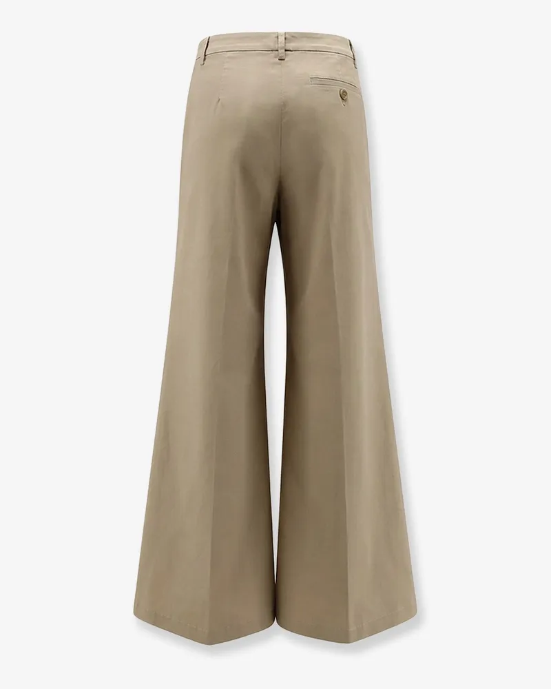 ASPESI Women's Trousers Stretch Cotton Beige Beige