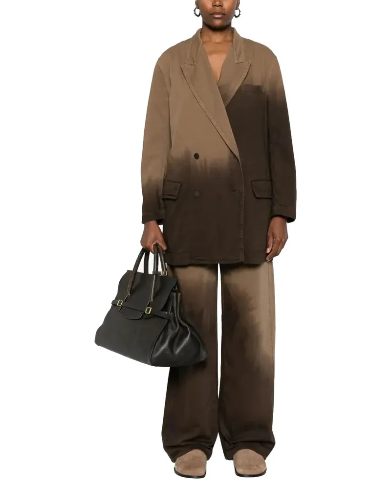 Uma Wang Ball Trousers — Brown Brown