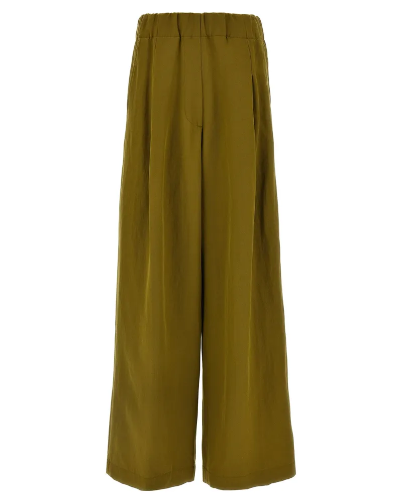 Dries van Noten Pila Trousers — Olive Olive
