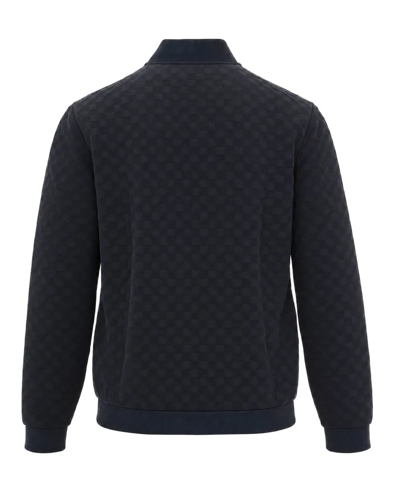 EA7 Logo-Printed Full-Zip Sweatshirt — Black Black