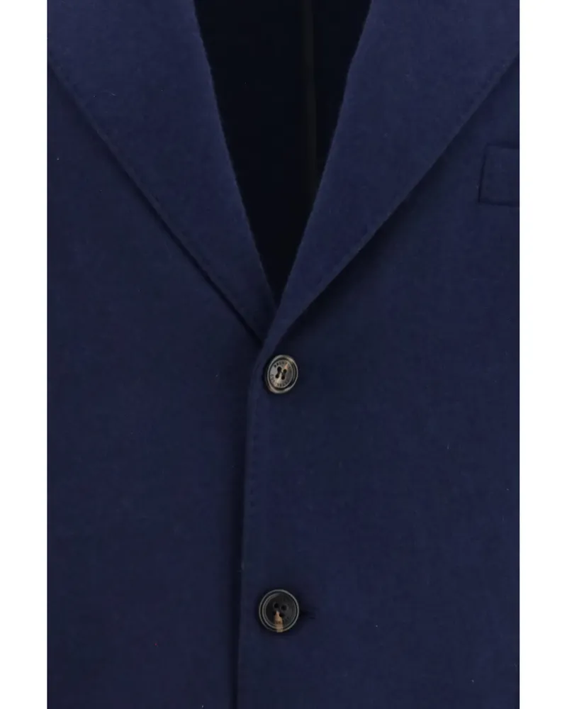 Brunello Cucinelli Men's Cashmere Jacket Cobalt Blue