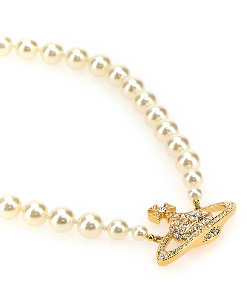 Vivienne Westwood Bas Relief Necklace — Gold Gold