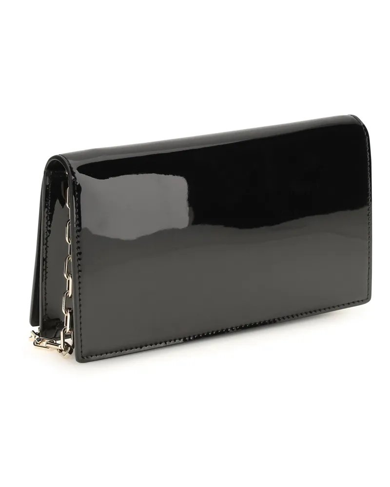 Christian Louboutin Women's Shoulder Bag Bettina Black-Gold Calf Leather Black/gold Black