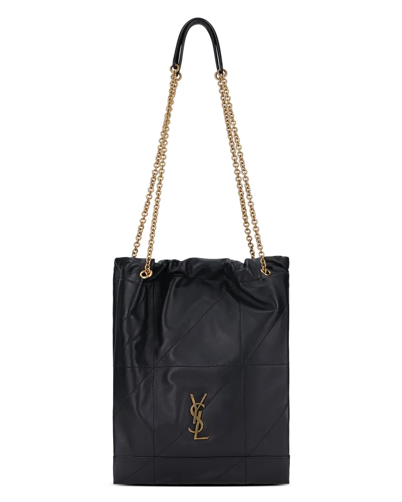 Saint Laurent Women's Shoulder Bag Nappa Leather Black Lambskin Black
